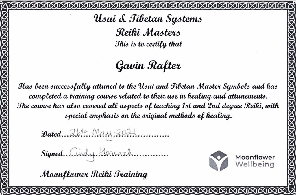 PsychicGavin Spiritual teacher qualifications