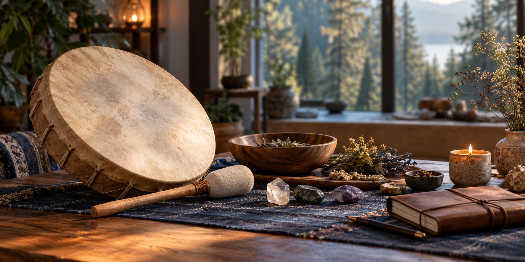Tools used in shamanic healing practice